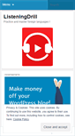 Mobile Screenshot of listeningdrill.com